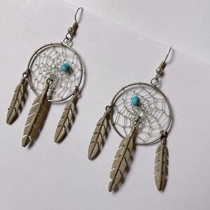 SALE! Boho dream catcher earrings